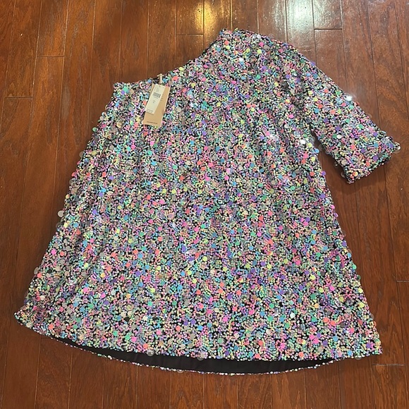 Anthropologie Dresses & Skirts - NWT Stella Nova Embellished One Shoulder Dress - Size 2